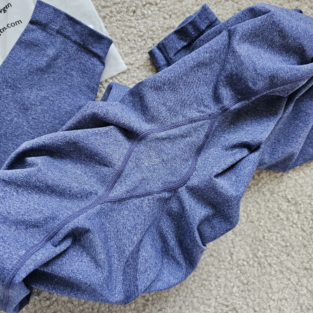 NWT NVGTN seamless contour leggings Indigo blue size medium - Picture 4 of 6